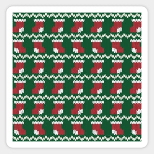 Christmas knited pattern Magnet